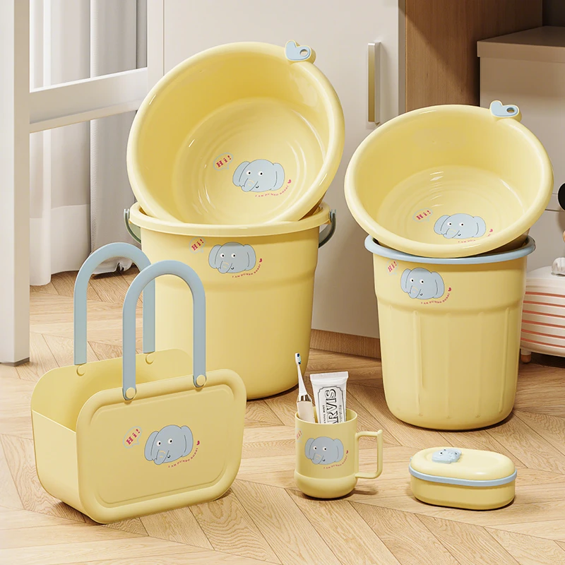 学生洗漱套装大学宿舍用水桶住校生住宿用品初中高中开学塑料盆桶