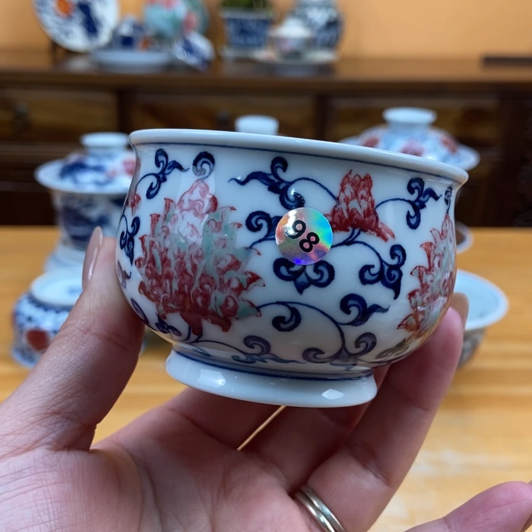 手绘现代茶具非古董