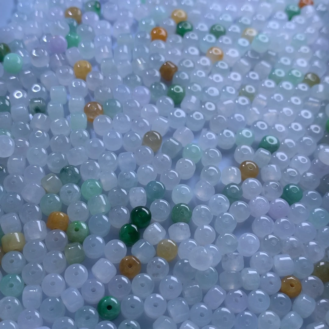 散珠翡翠多样性发货10颗卡5桶珠