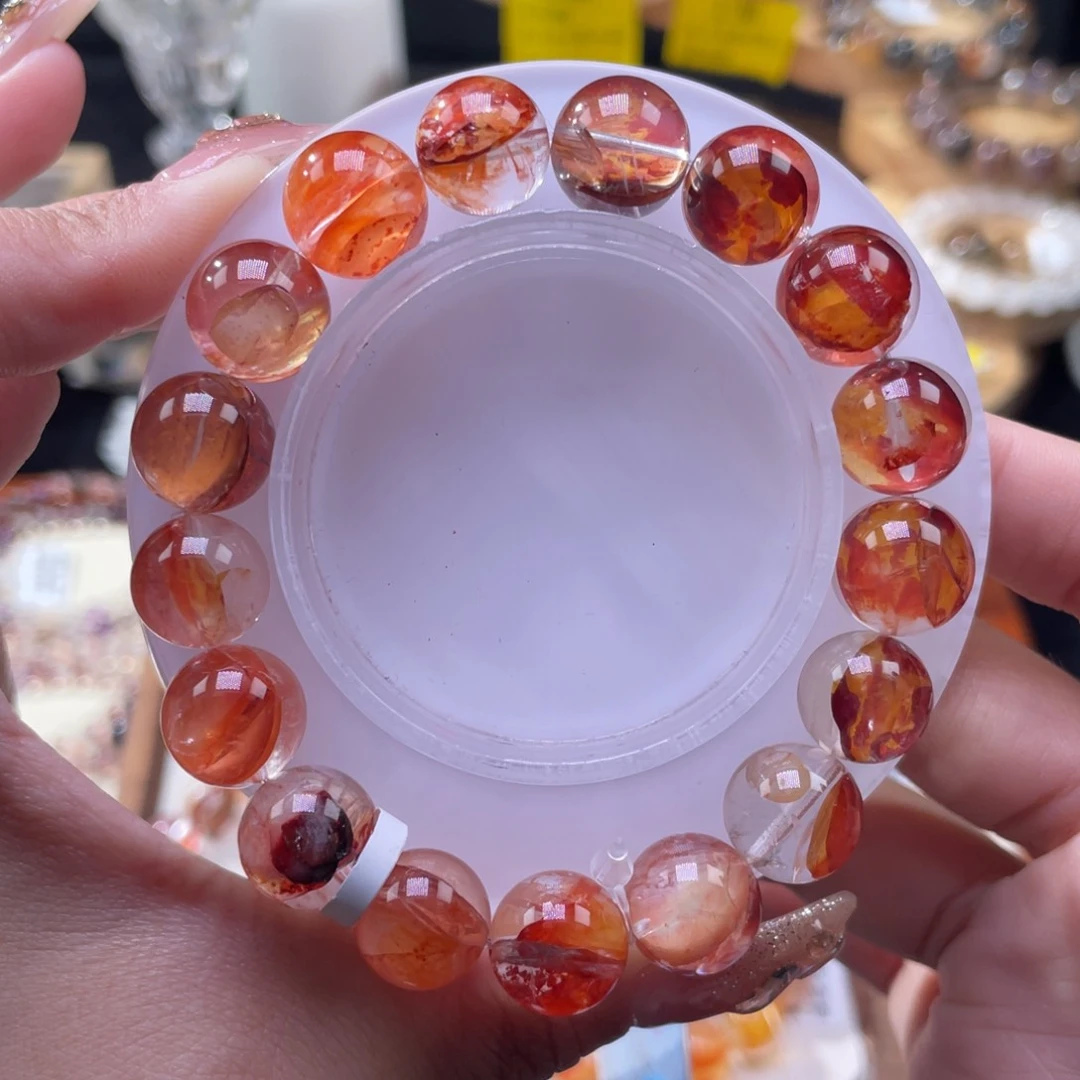 水晶手串未镶嵌胶花