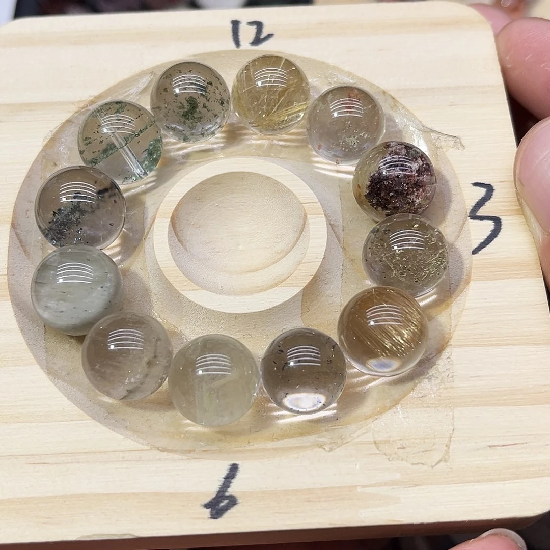 未镶嵌颈饰水晶14.5mm配串散搭