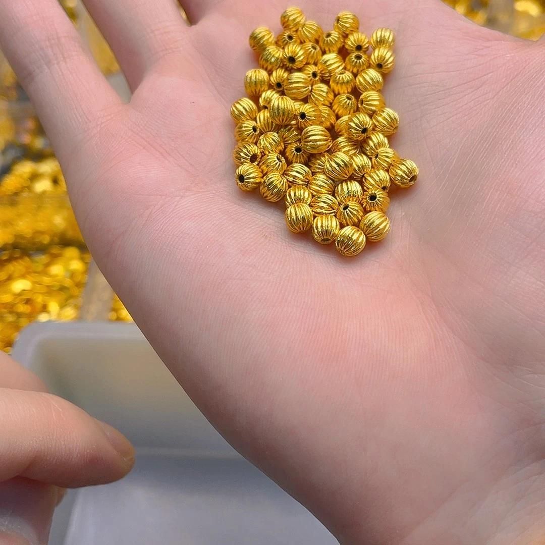 锆石铜合金南瓜珠5mm10个