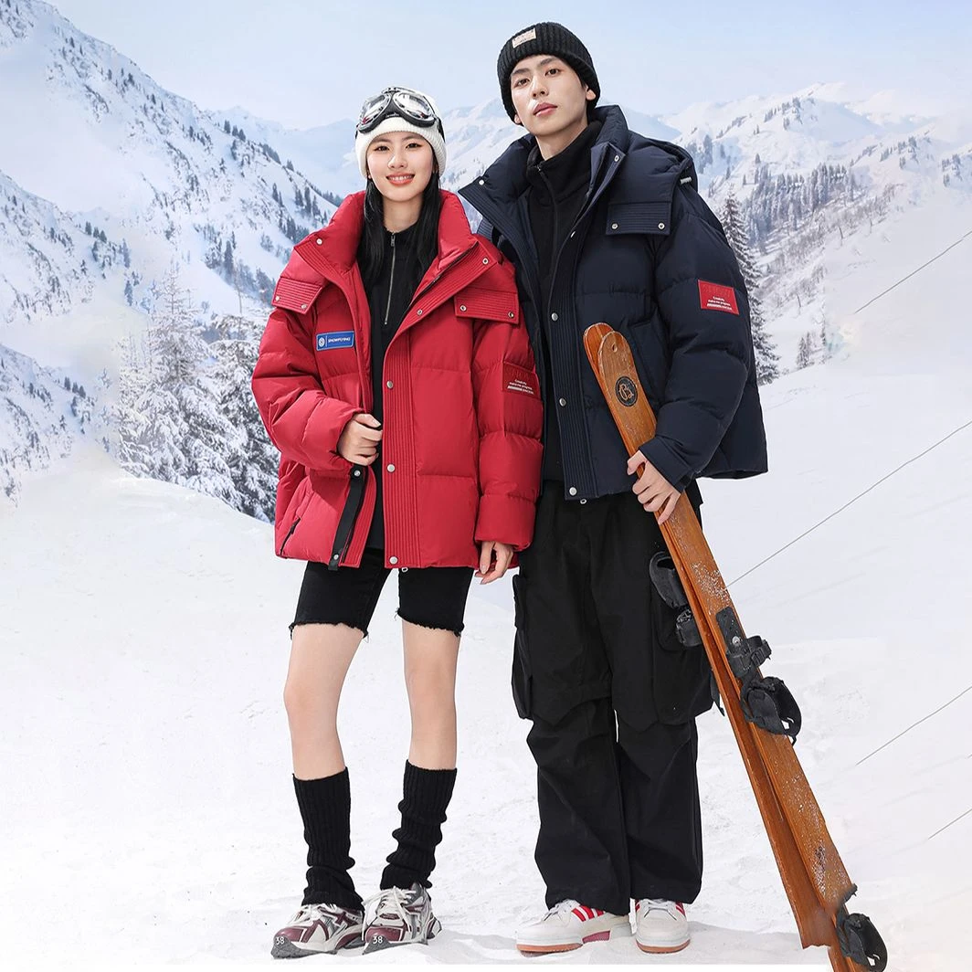 男/女款 bo厂出，无惧比价~90鸭绒情侣科技保暖羽绒服YR8228