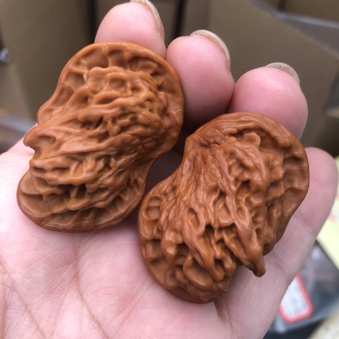 异形小鸳鸯小鸟白茬野生麻文玩核桃招财男士女生盘玩自然无害