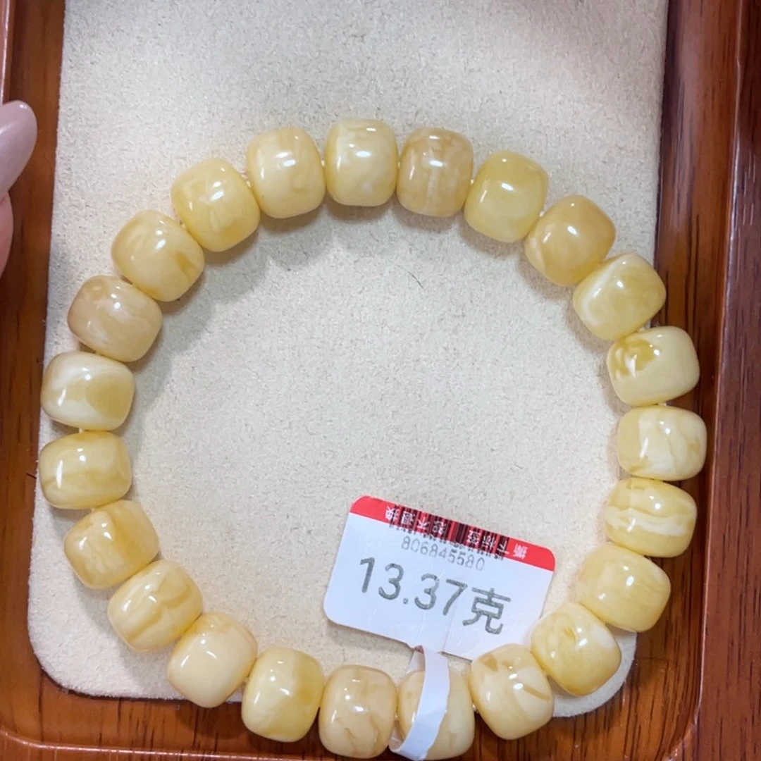 未镶嵌琥珀手链蜜蜡