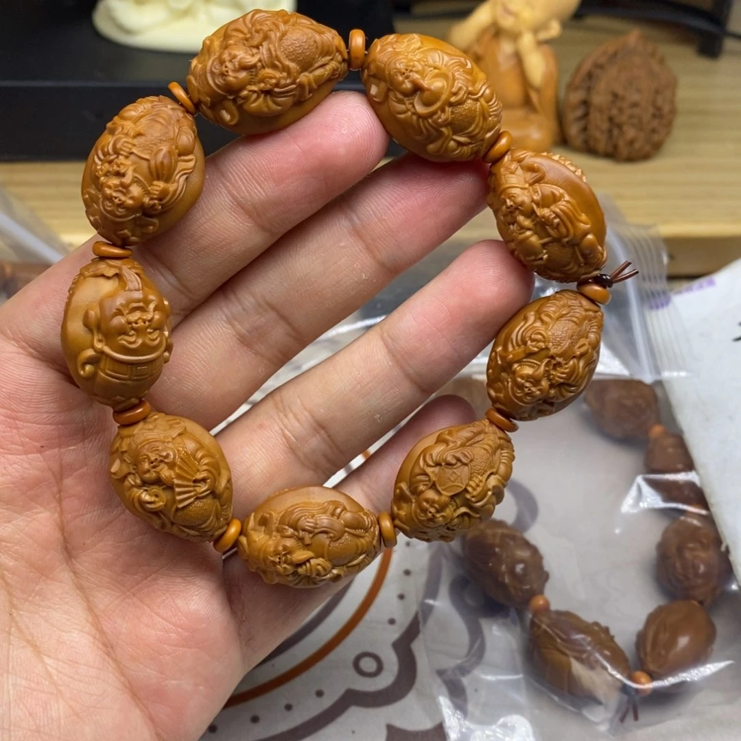 橄榄核手串/手链橄榄核雕刻工艺宇