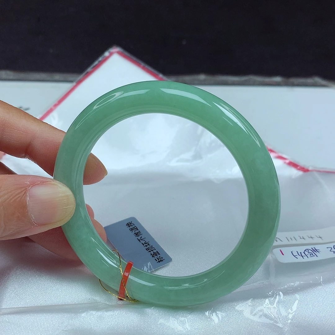 未镶嵌手镯翡翠54圈1444