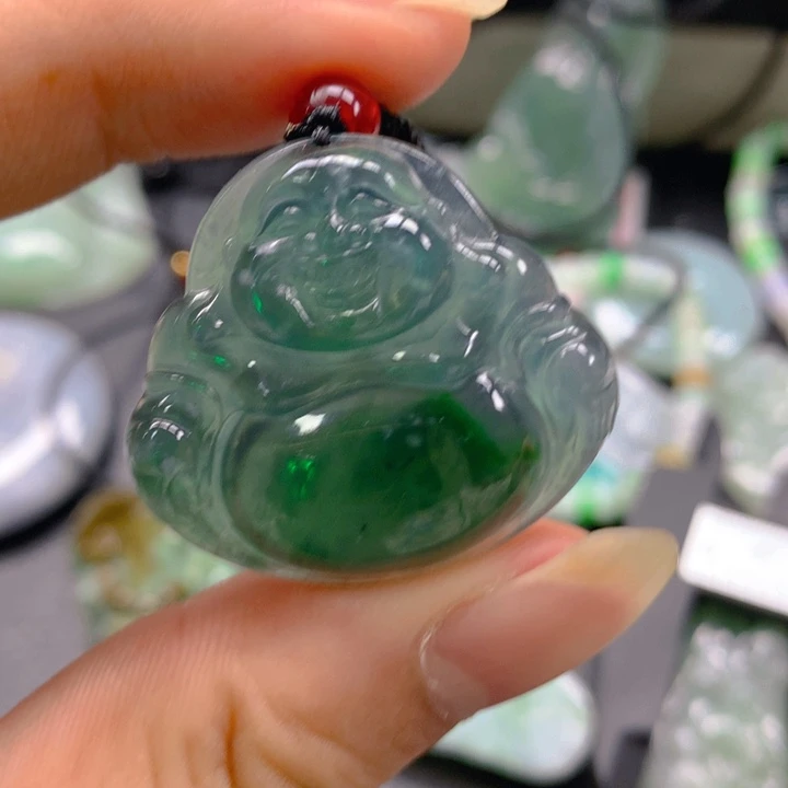 翡翠未镶嵌挂件翡翠