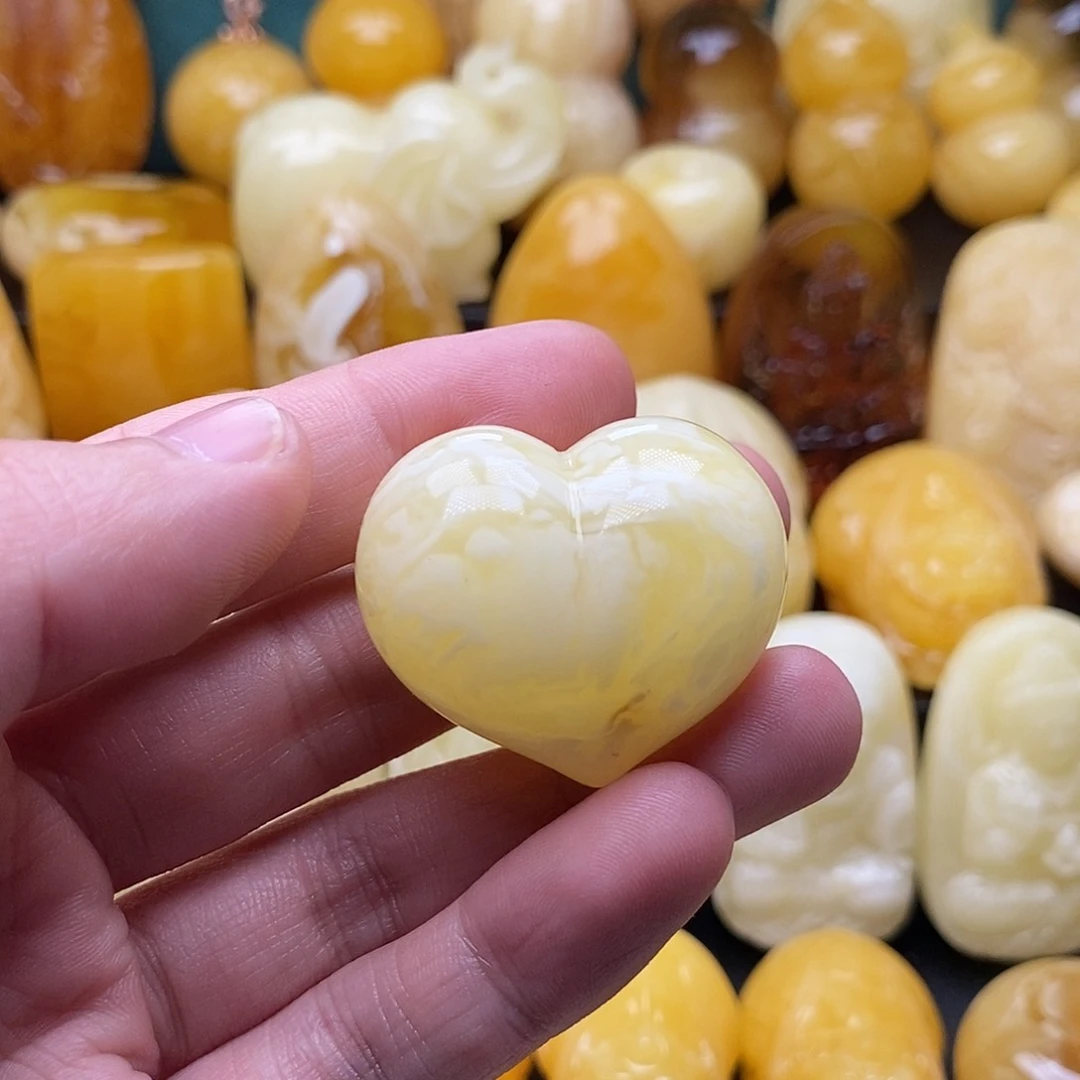 琥珀颈饰未镶嵌琥珀蜜蜡吊坠