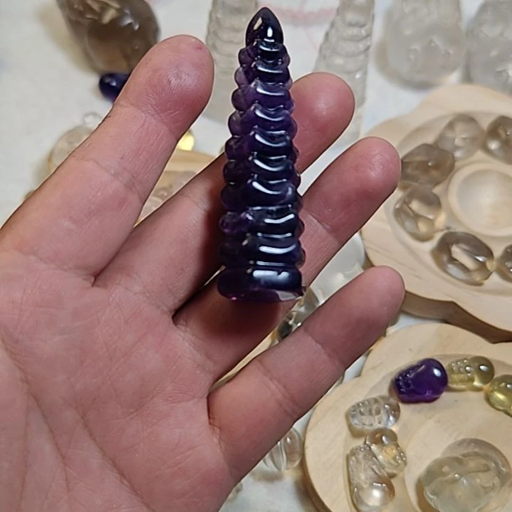 如***意紫晶银S925镶嵌颈饰