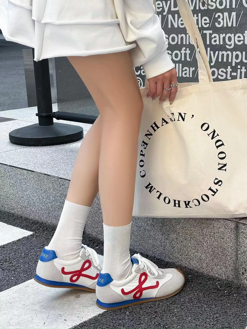 王一博同款大叔家厚底阿甘德训鞋女春季休闲鞋