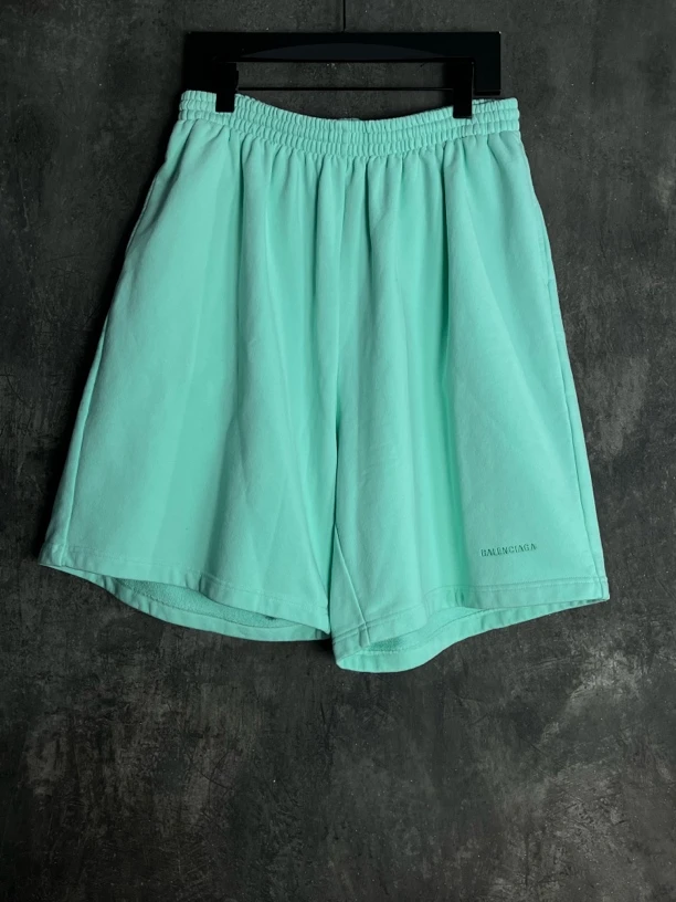 全新未使用 Balenciaga/巴黎世家 L码*1/刺绣logo短裤/03960
