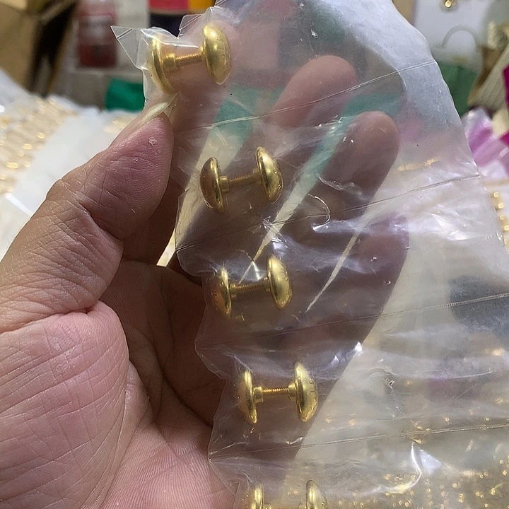 无纺布驴家实心铜脚钉10个