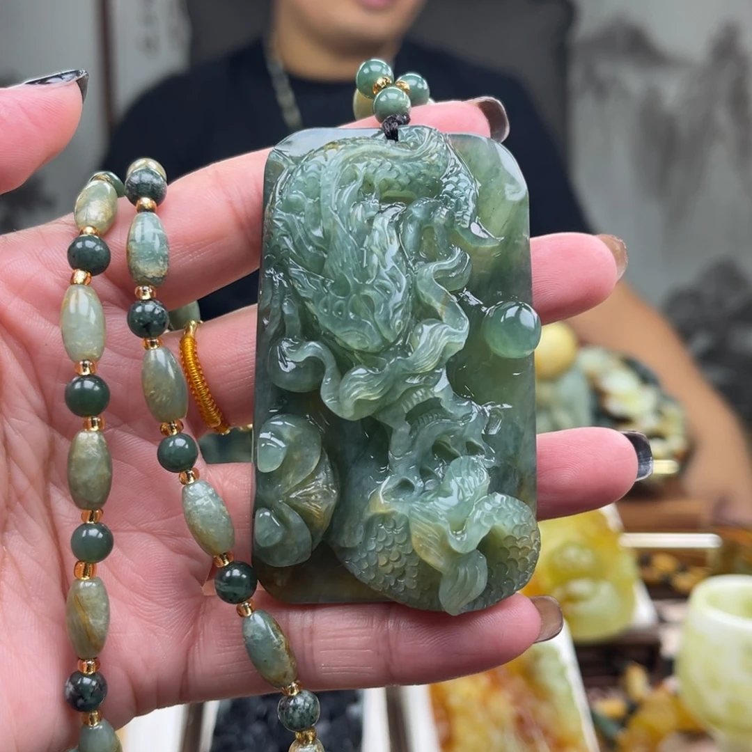 阳***仔岫玉未镶嵌挂件挂件