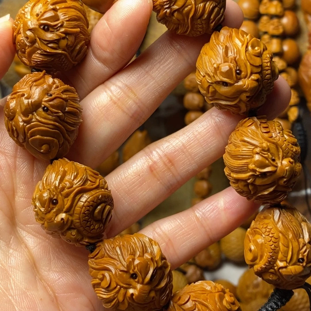 周***瑜手串/手链橄榄核九龙精品