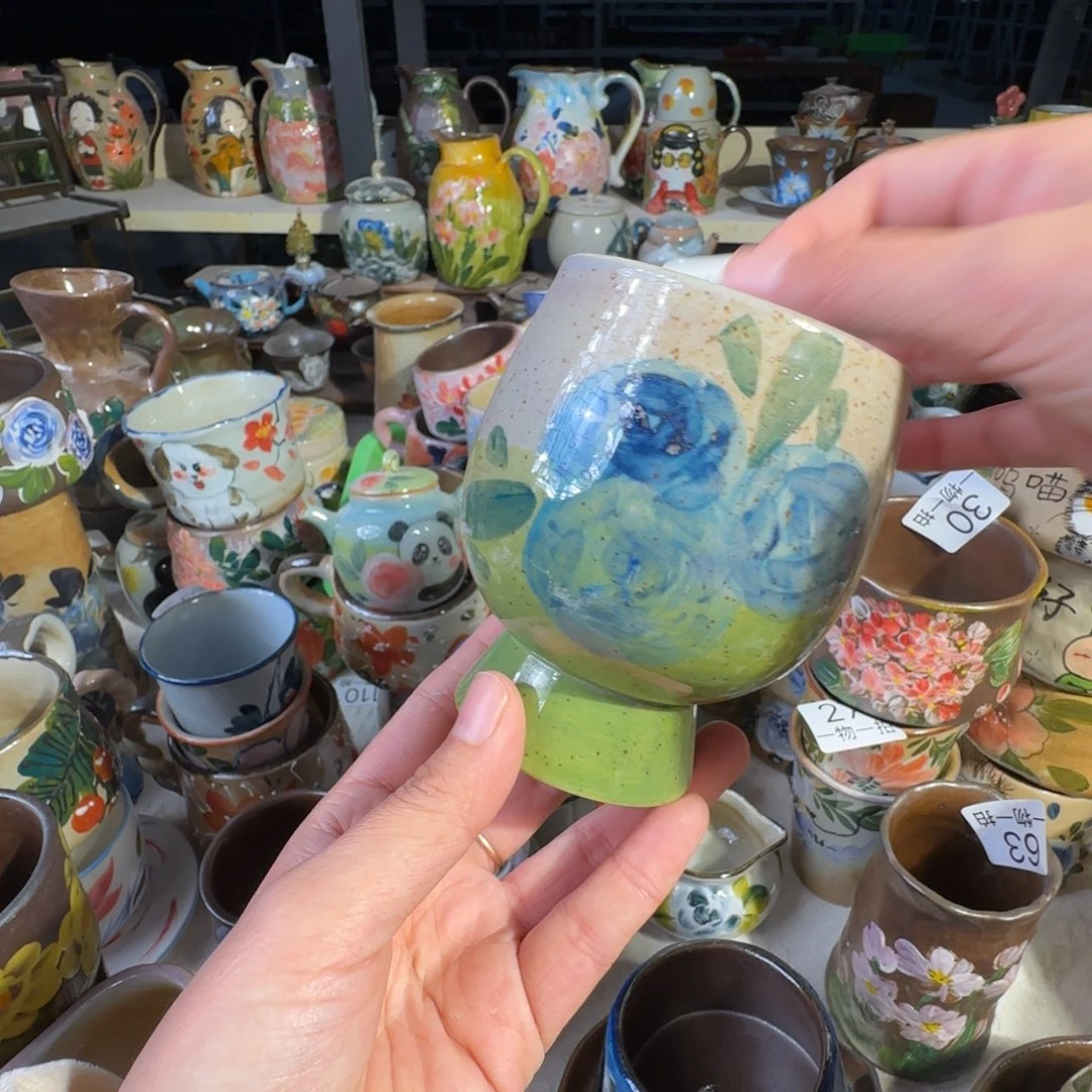 景德镇釉下彩陶瓷微瑕66