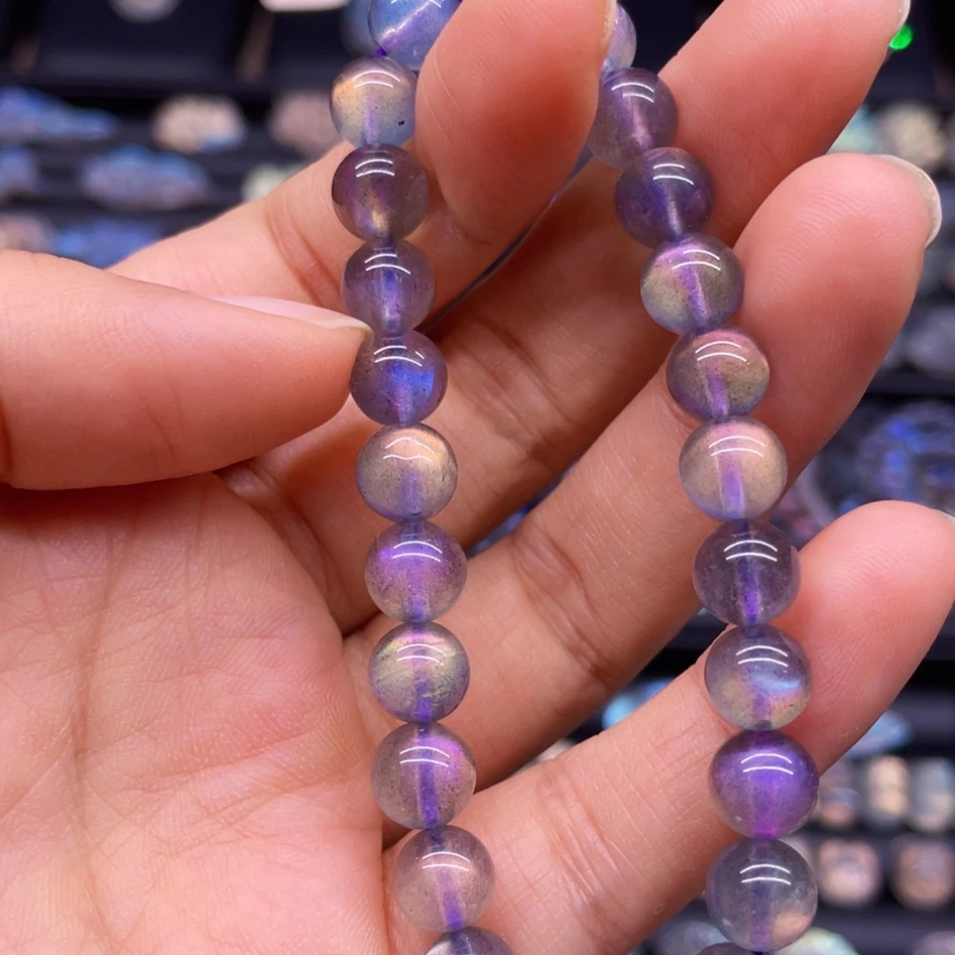 未镶嵌手串长石7.8左右