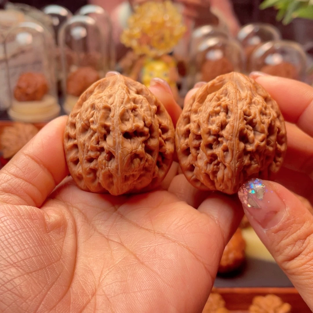 把件文玩核桃红锦鲤41