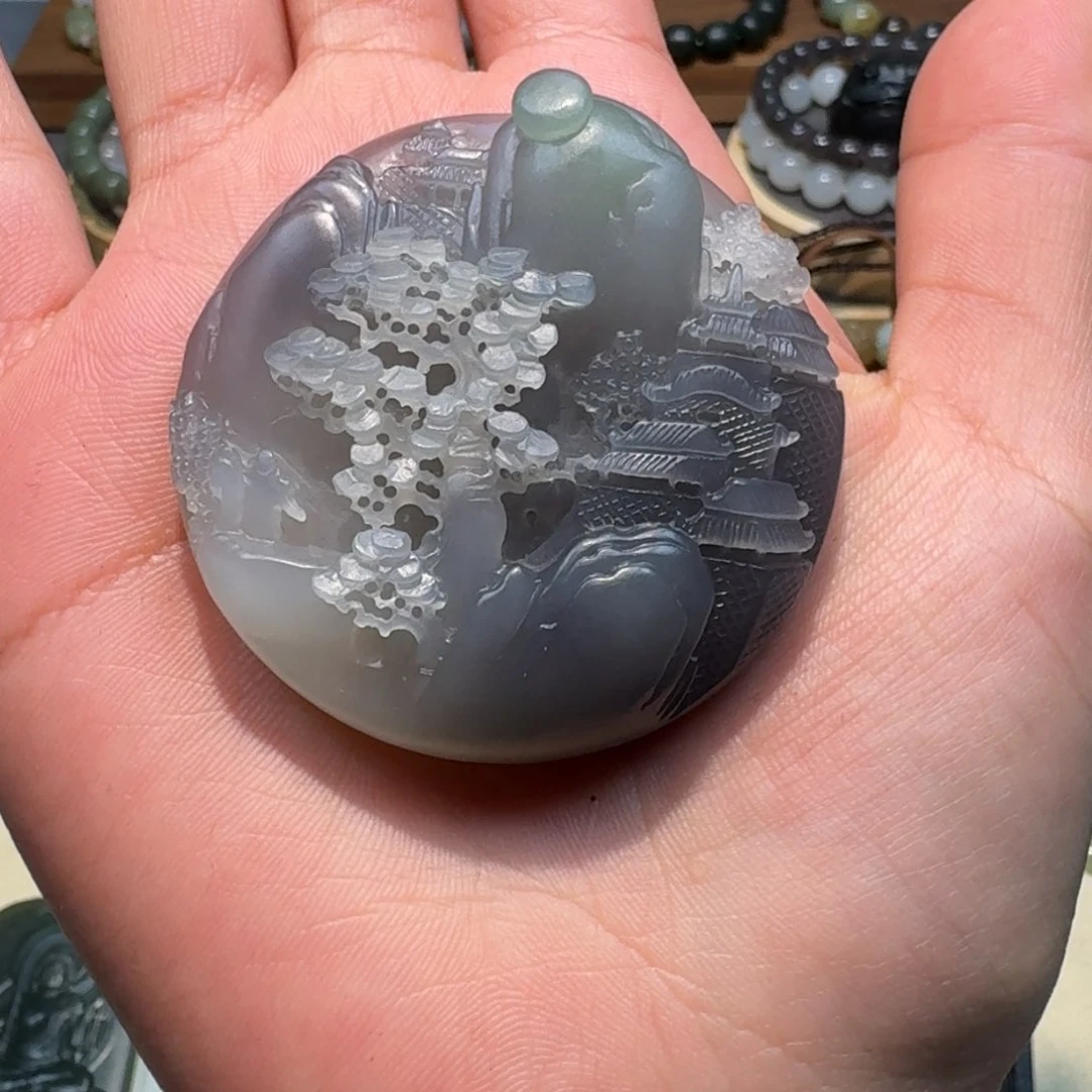 和田玉颈饰未镶嵌