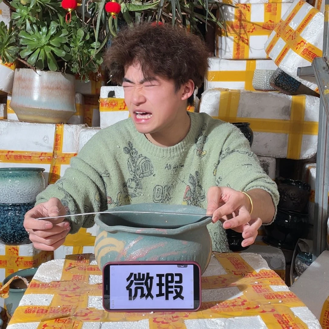 红陶宜兴紫砂花盆