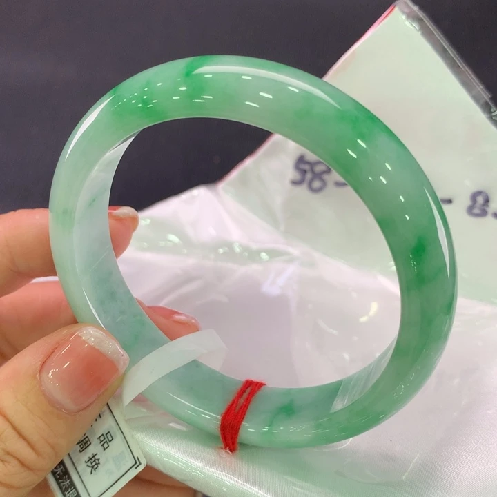 未镶嵌手镯翡翠正圈58