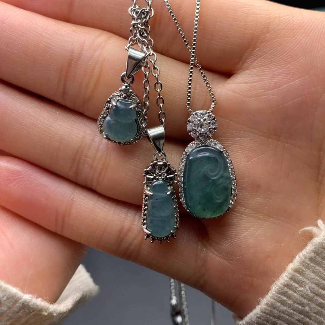 翡翠颈饰未镶嵌多样性