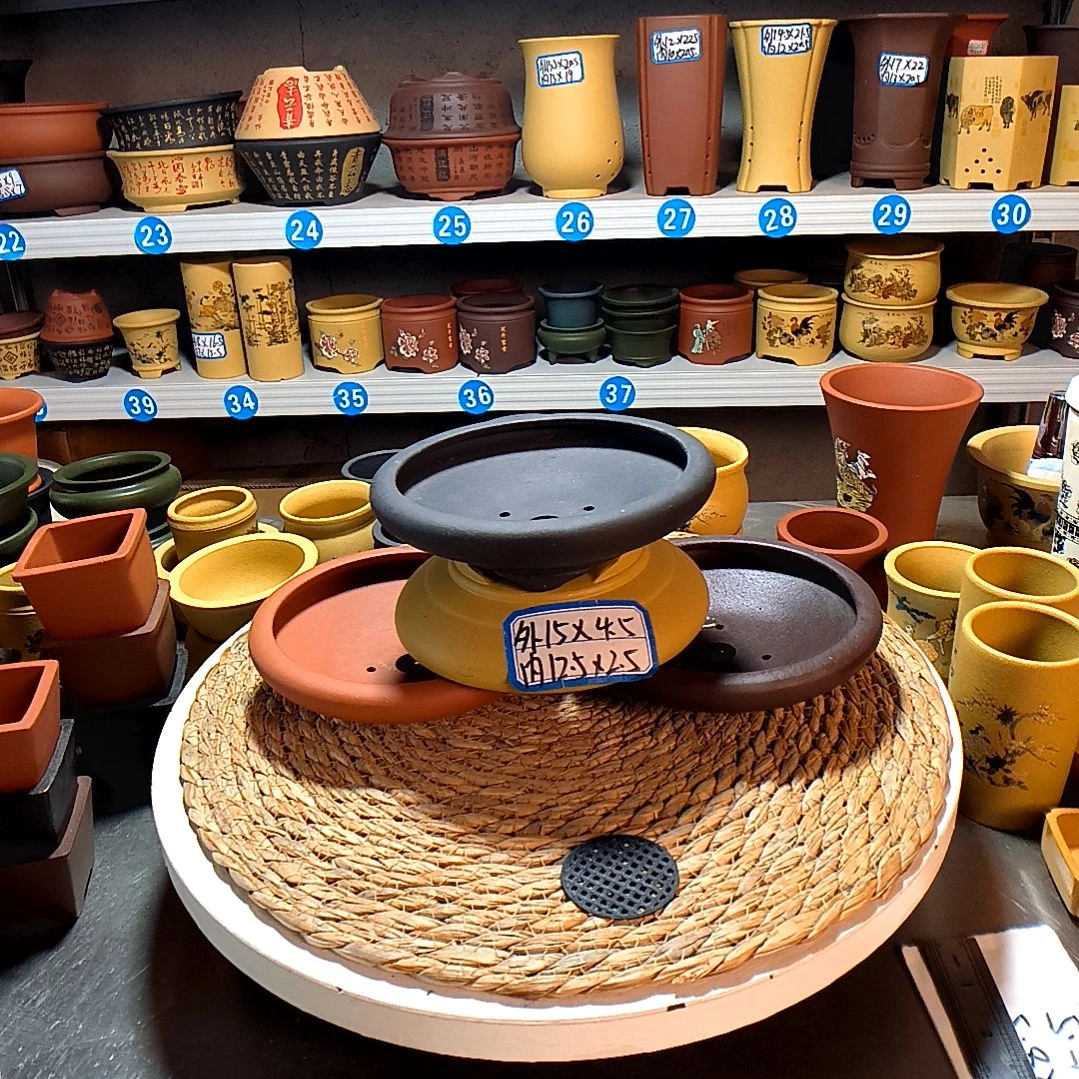 宜兴紫砂紫砂花盆花盆