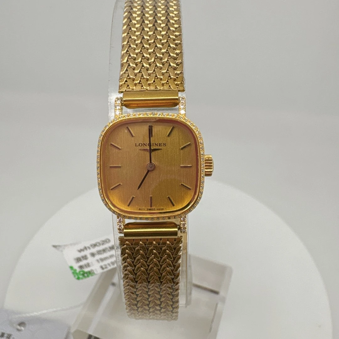 95新 Longines/浪琴 手动机械后钻19mm/公价32999/wh9020