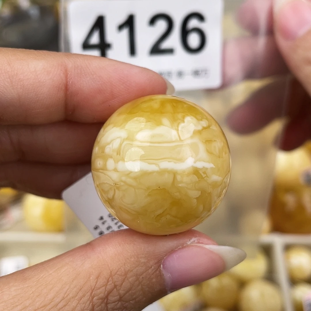 蜜蜡未镶嵌裸石28.5粉