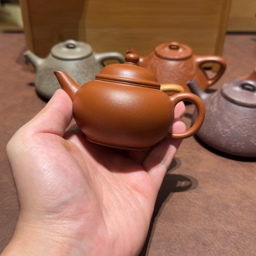 中***八茶壶紫砂朱泥水平