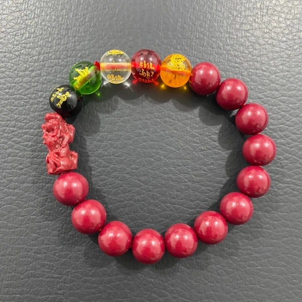 天然辰砂WPT 073 精品手串（无礼盒）