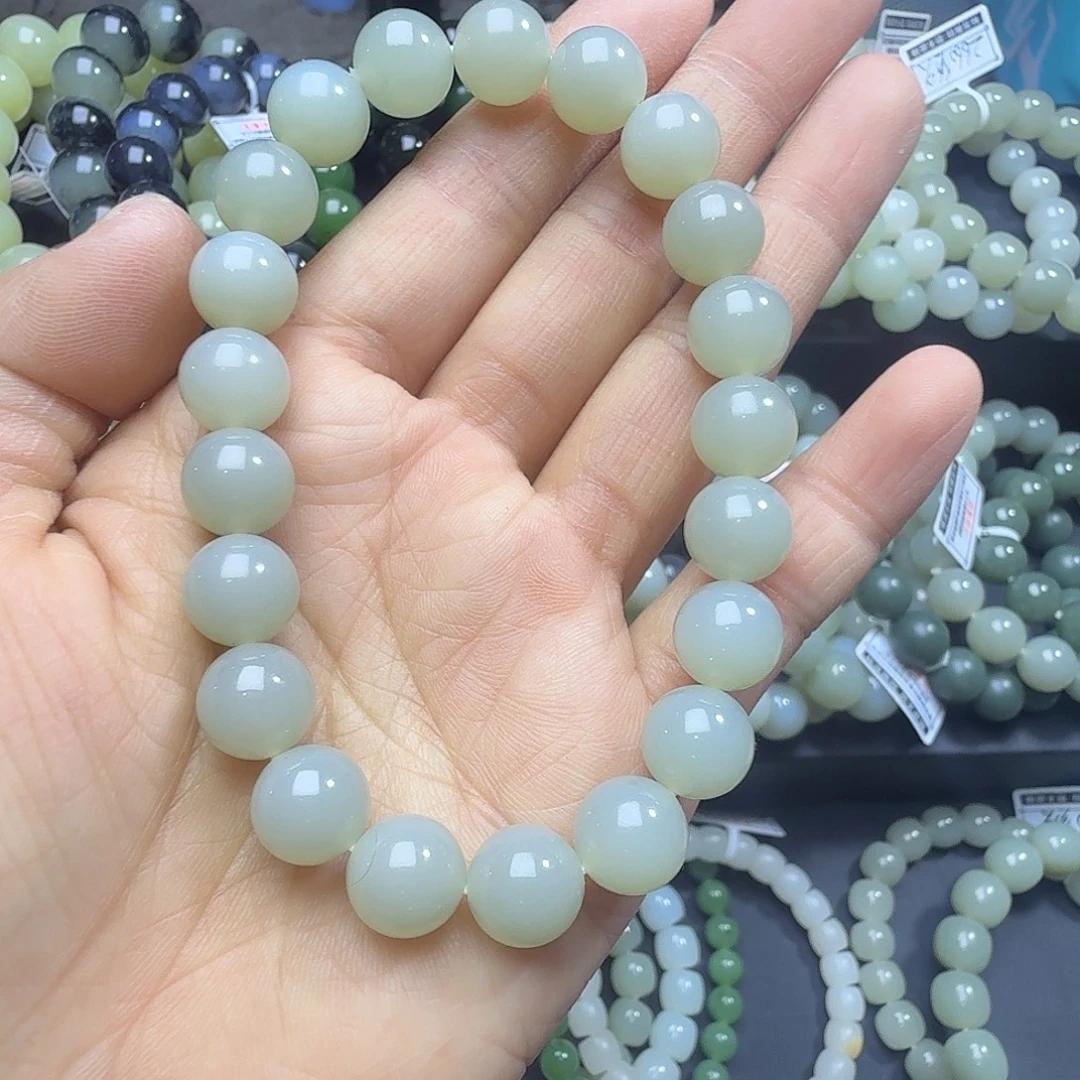 和田玉未镶嵌手链