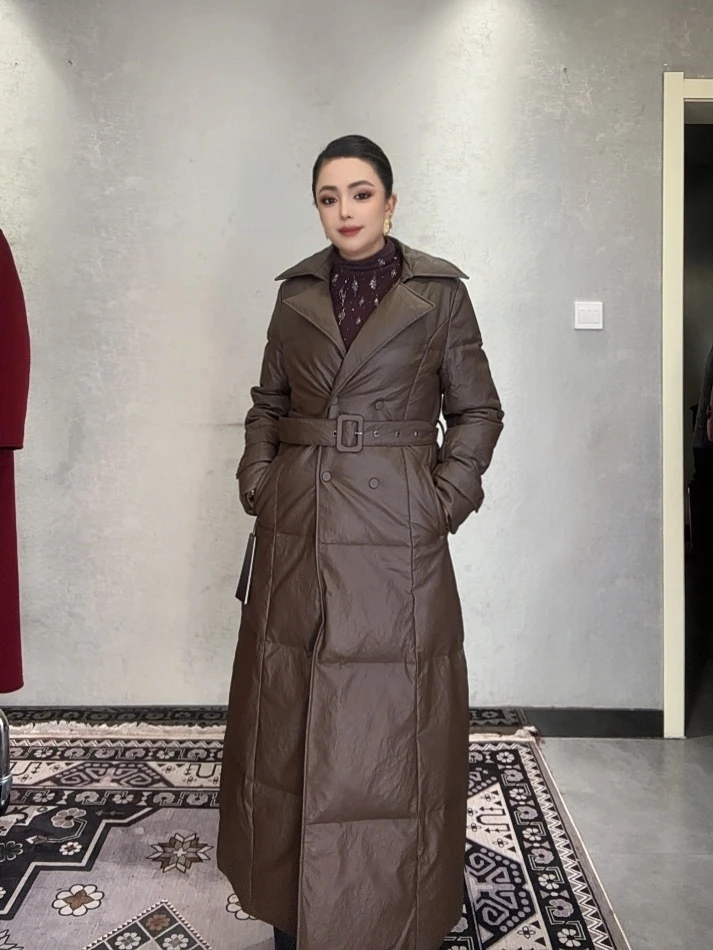 2025长款鹅绒羽绒服