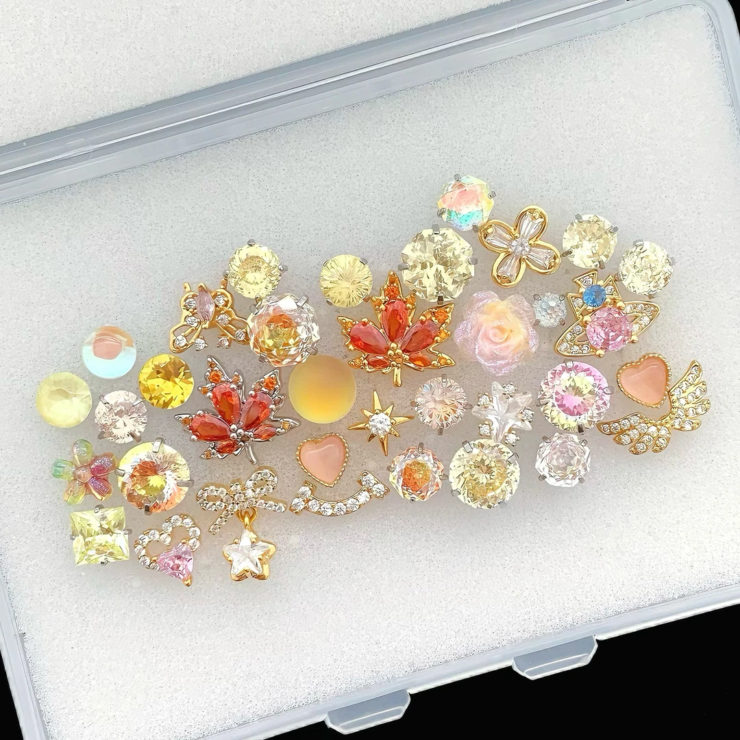 钛钢耳饰 焦糖之秋RINGRING商店金色钛钢耳钉高级感钛合金耳骨钉