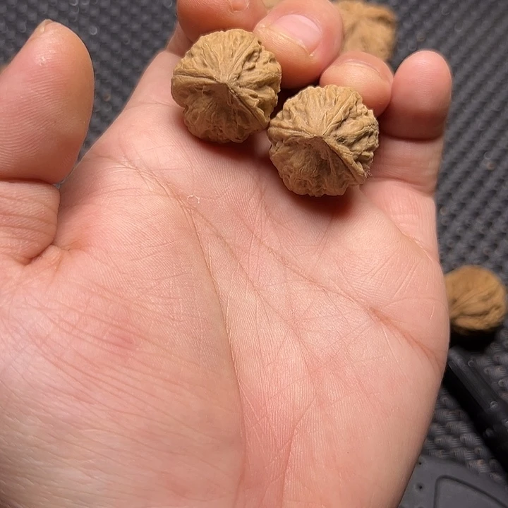 文玩核桃吊坠三棱