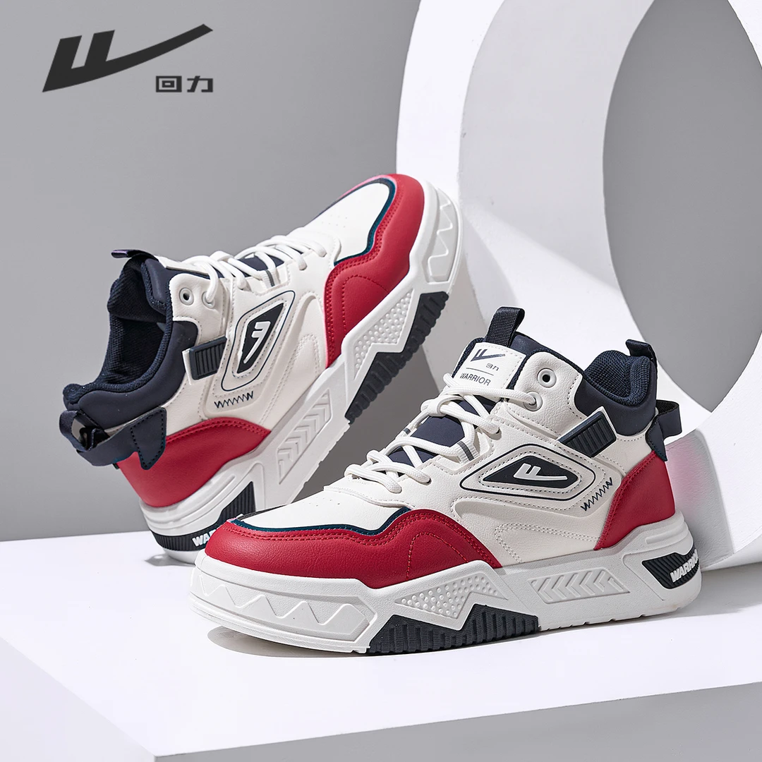 回力运动棉休闲鞋男秋季新款软底轻便透气跑步小白鞋原创设计潮鞋