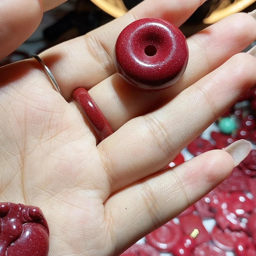 天然辰砂朱砂吊坠