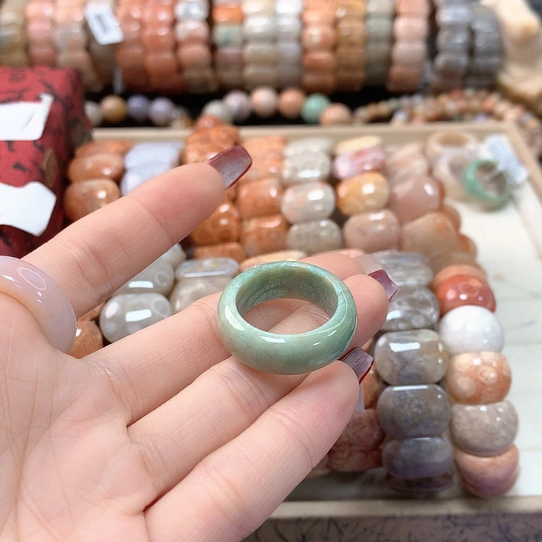 硅化珊瑚（珊瑚玉）手链未镶嵌端*！809