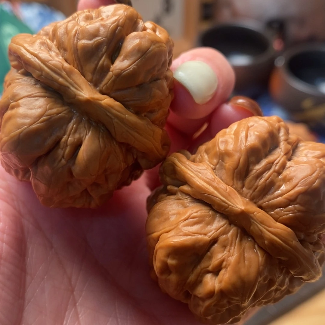 把件文玩核桃40尺寸蛤蟆头