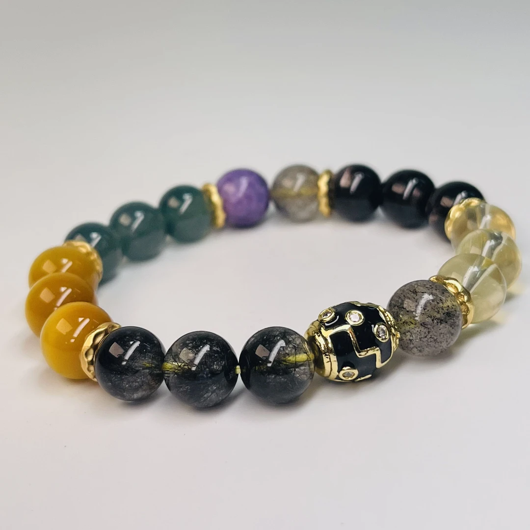 【微予珠宝】【加倍奉还】天然水晶设计款手串多样性发其一