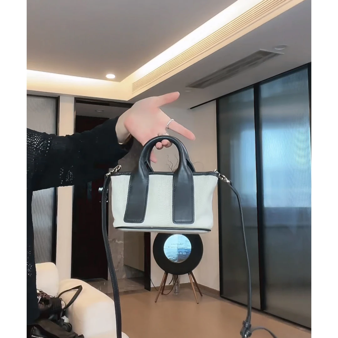 玖了个玖 2025新款 极简百搭小巧手拎斜跨饺子包 2504C2024