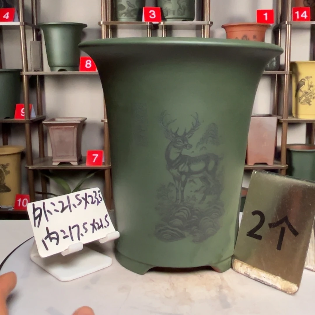 紫砂花盆紫砂花盆