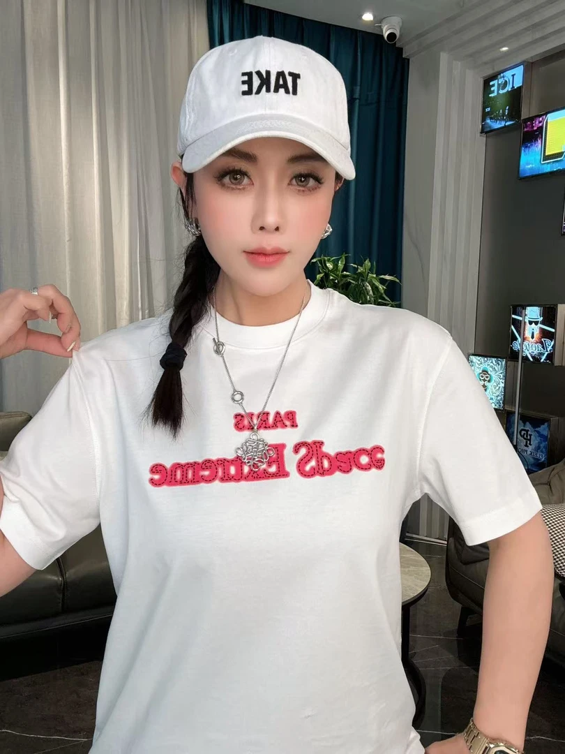 EXTREME SPACE2025春季新款潮品时尚轻奢高端潮流男士短袖D008