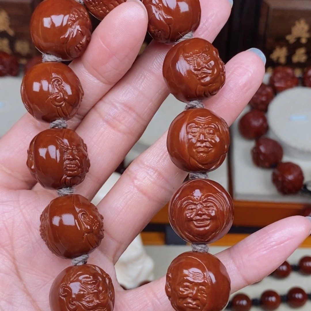 橄榄核手串十八罗汉