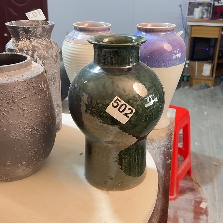 O***翅白泥花瓶高27口7。502