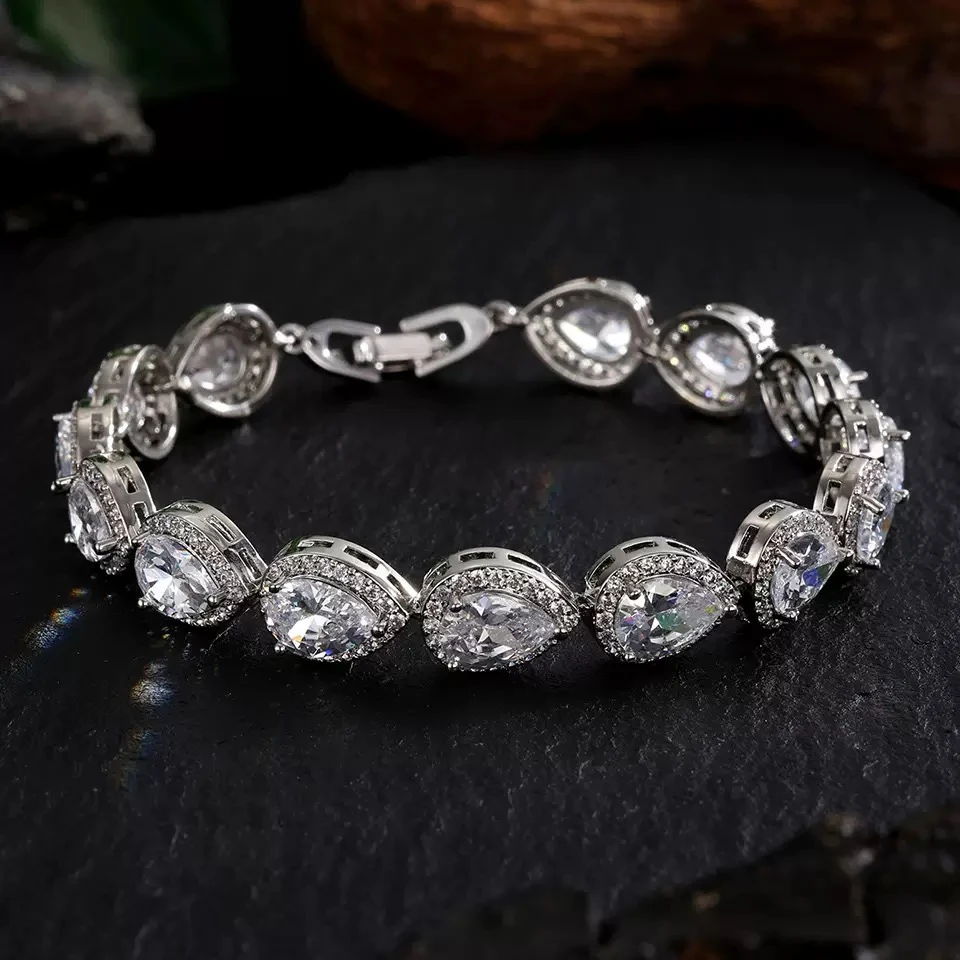 合金手链 【蛇年 古巴水滴 手链】国潮风发字嘻哈潮