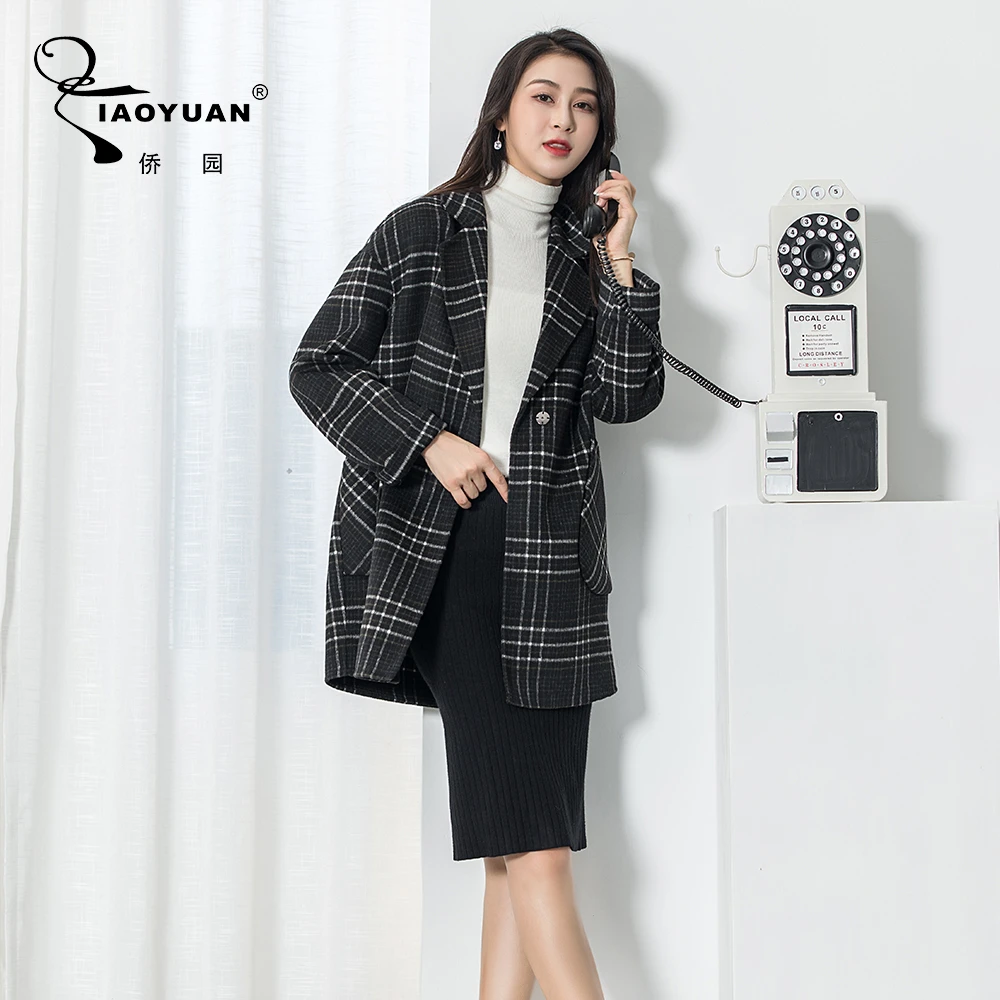 女式双面呢大衣85797