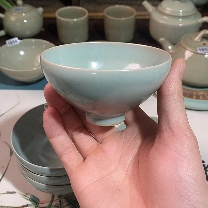 汝瓷开播福利鸡心杯