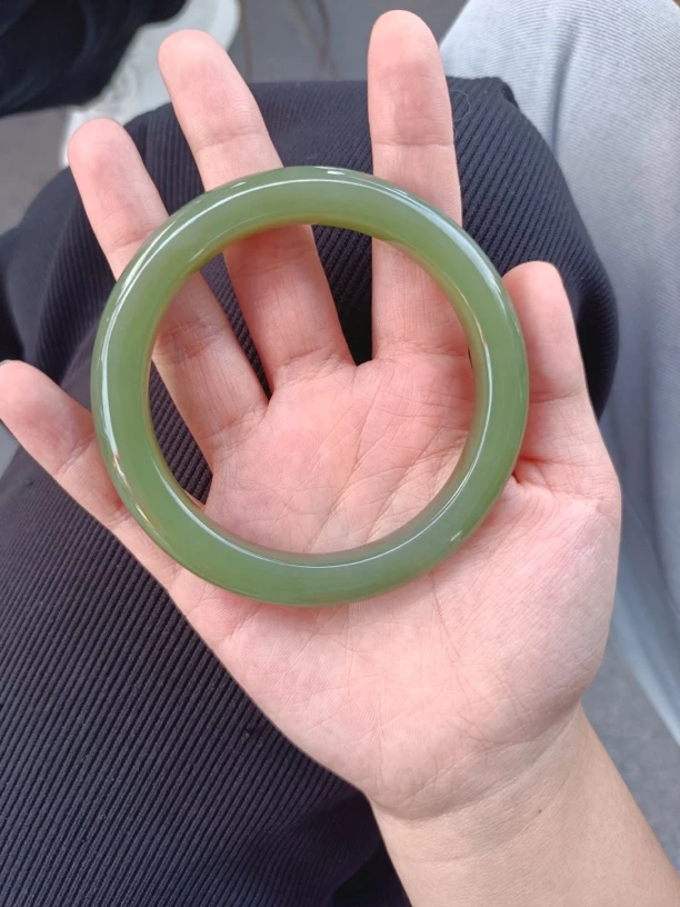 和田玉手镯高端奢华款（下单备注圈口）