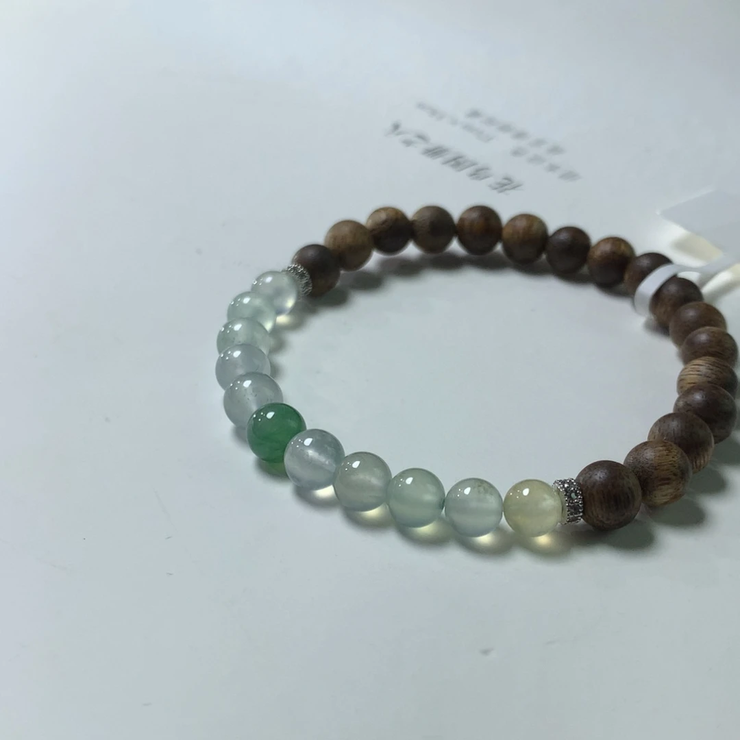 翡翠未镶嵌手串卡6